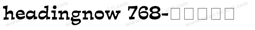 headingnow 768字体转换